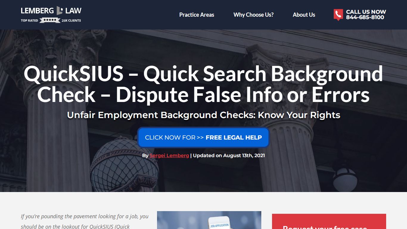 QuickSIUS - Quick Search Background Check Cost You A Job? We Can Help
